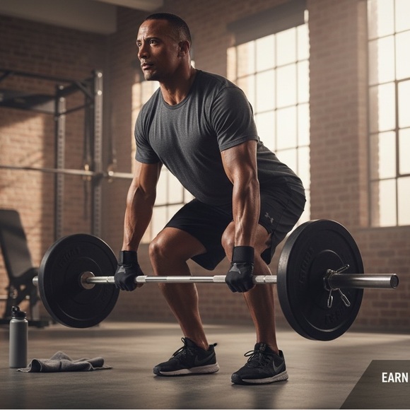 Under Armour Project Rock Training Gloves Leather Weightlifting Men’s LG 1353074 - Picture 2 of 7